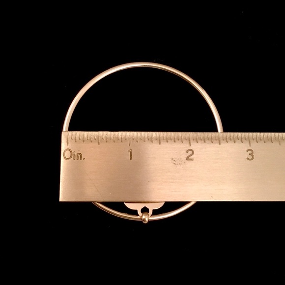 NEW Michael Kors Rose Gold Tone Heart/Lock Charms Bangle Set - Picture 4 of 4